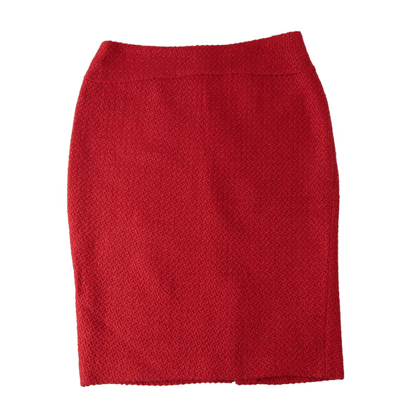 Moulinette Soeurs Pencil Skirt 6 Tweed Classic Boucle Wool Retro Valentines Day - Picture 1 of 9
